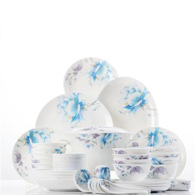 操逼美女诱惑48头聆听花开骨瓷礼品餐具套装